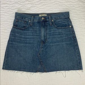 Madewell Denim Mini Skirt